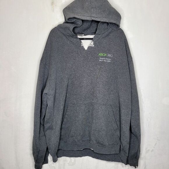 Vintage Adidas Xbox 360 Zero Hour Distressed Hoodie Size 2XL - Picture 1 of 7